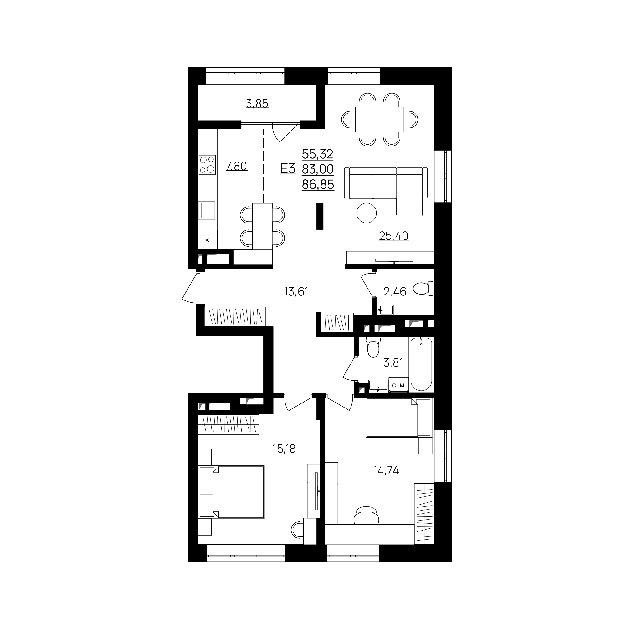 План квартиры