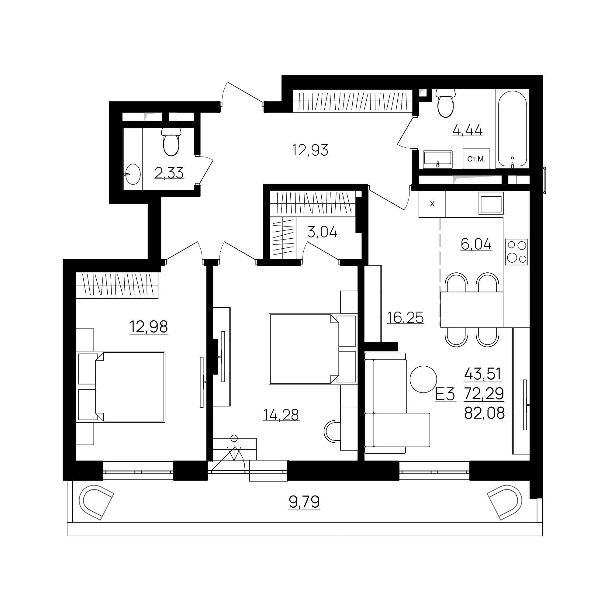 План квартиры