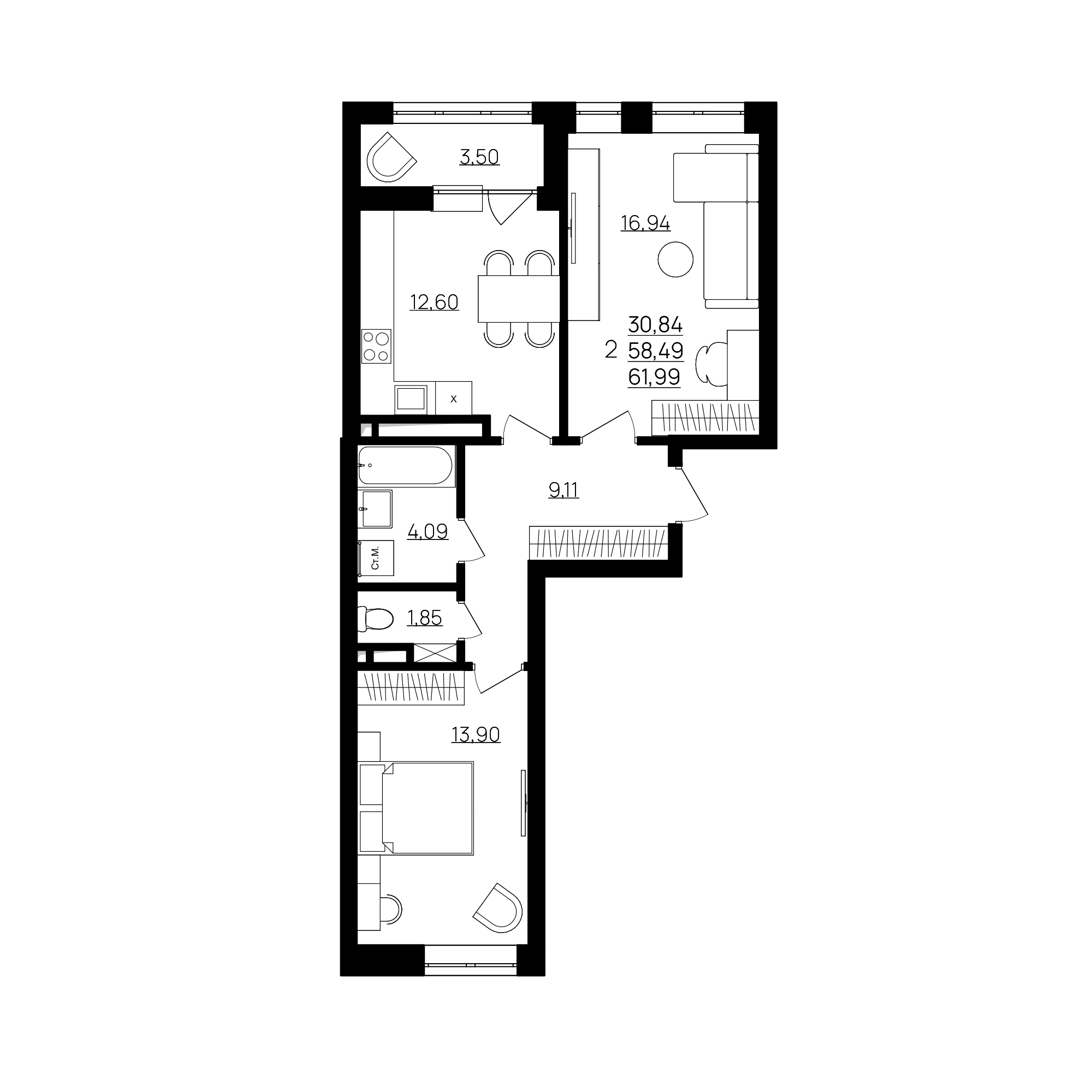 План квартиры