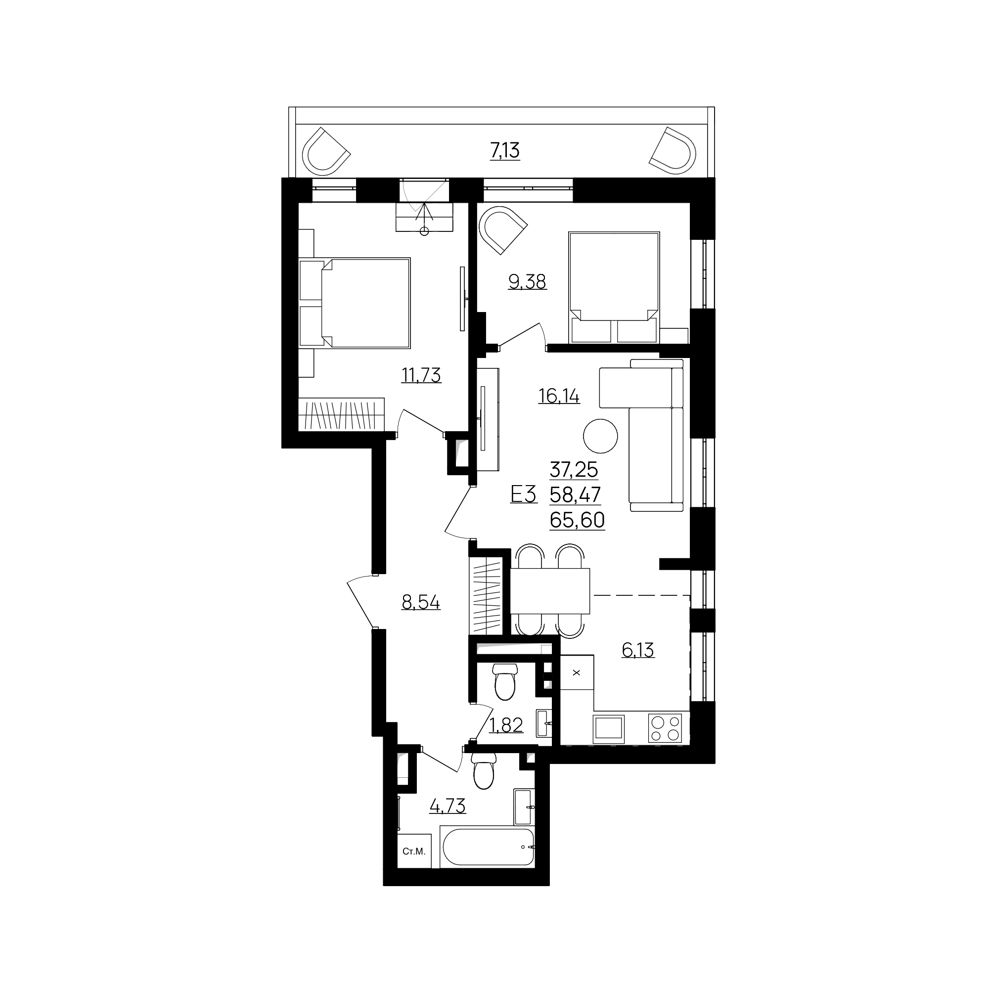 План квартиры