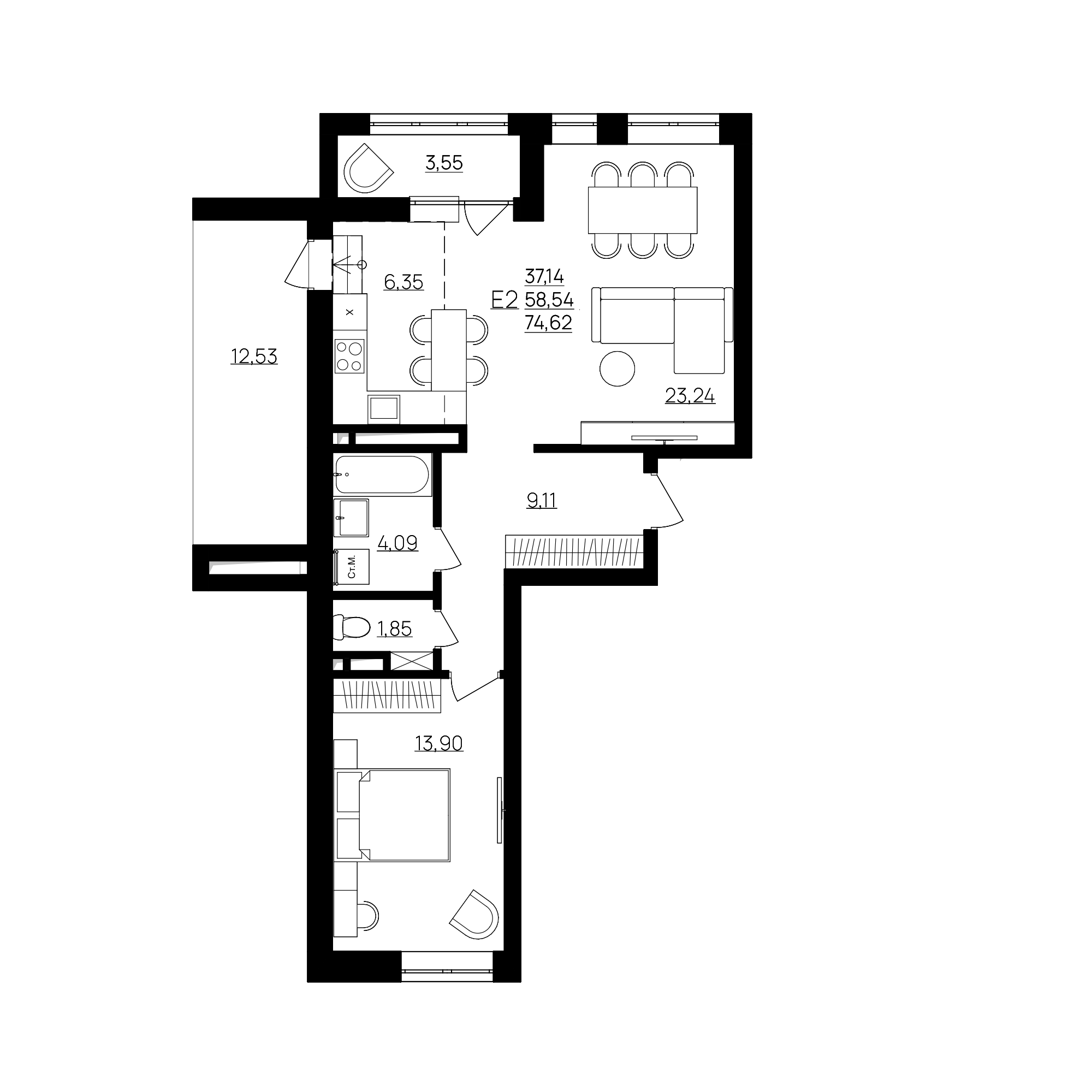 План квартиры