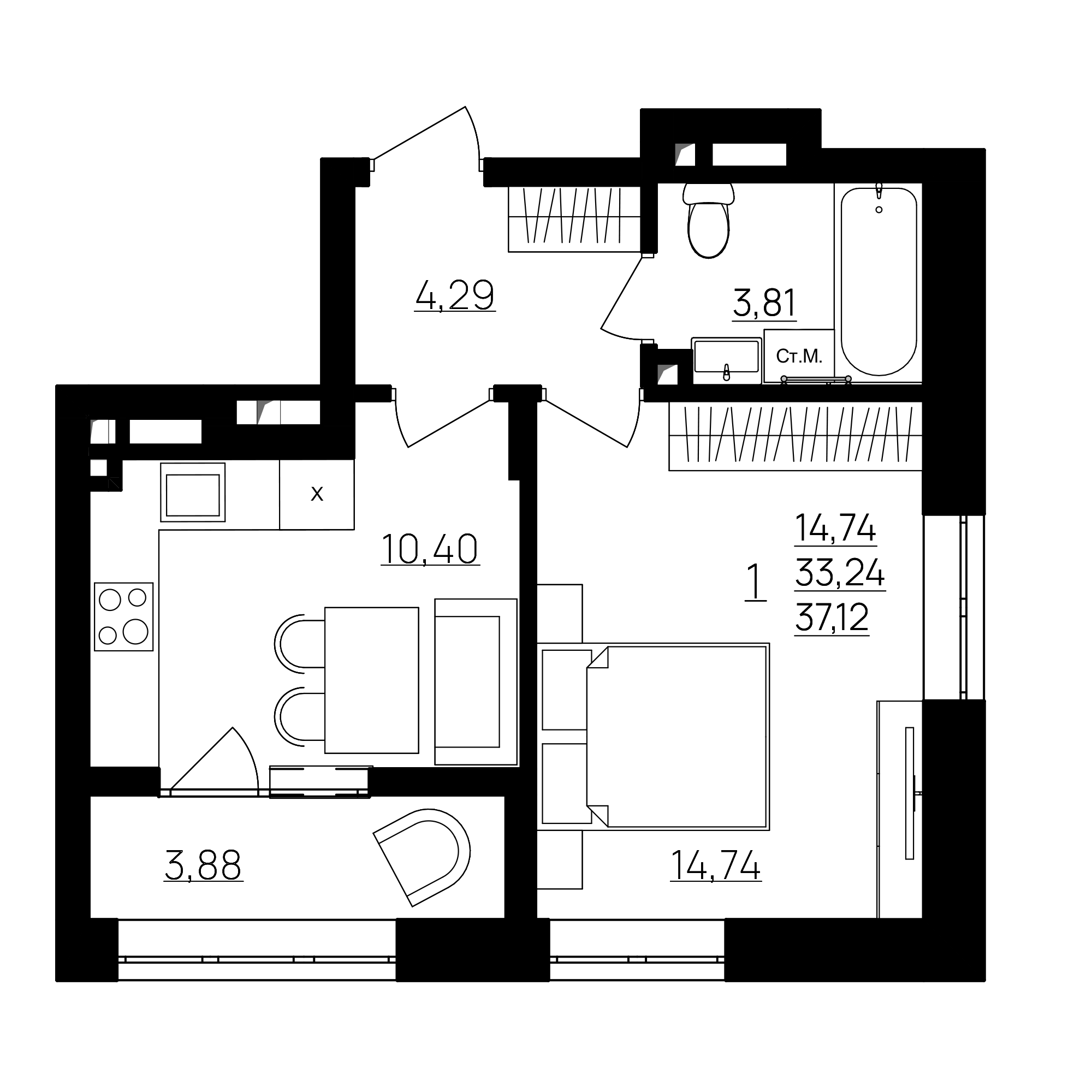 План квартиры