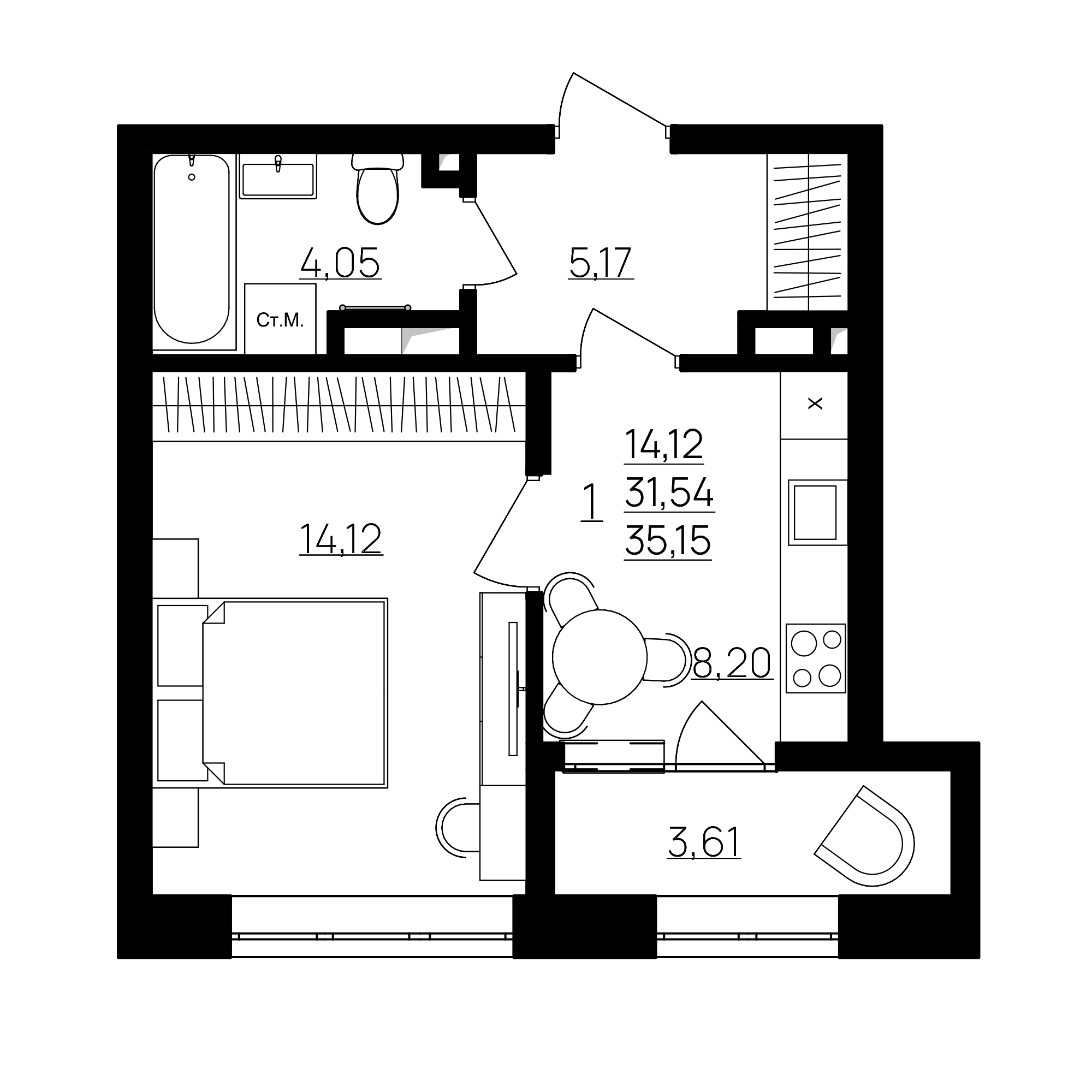 План квартиры