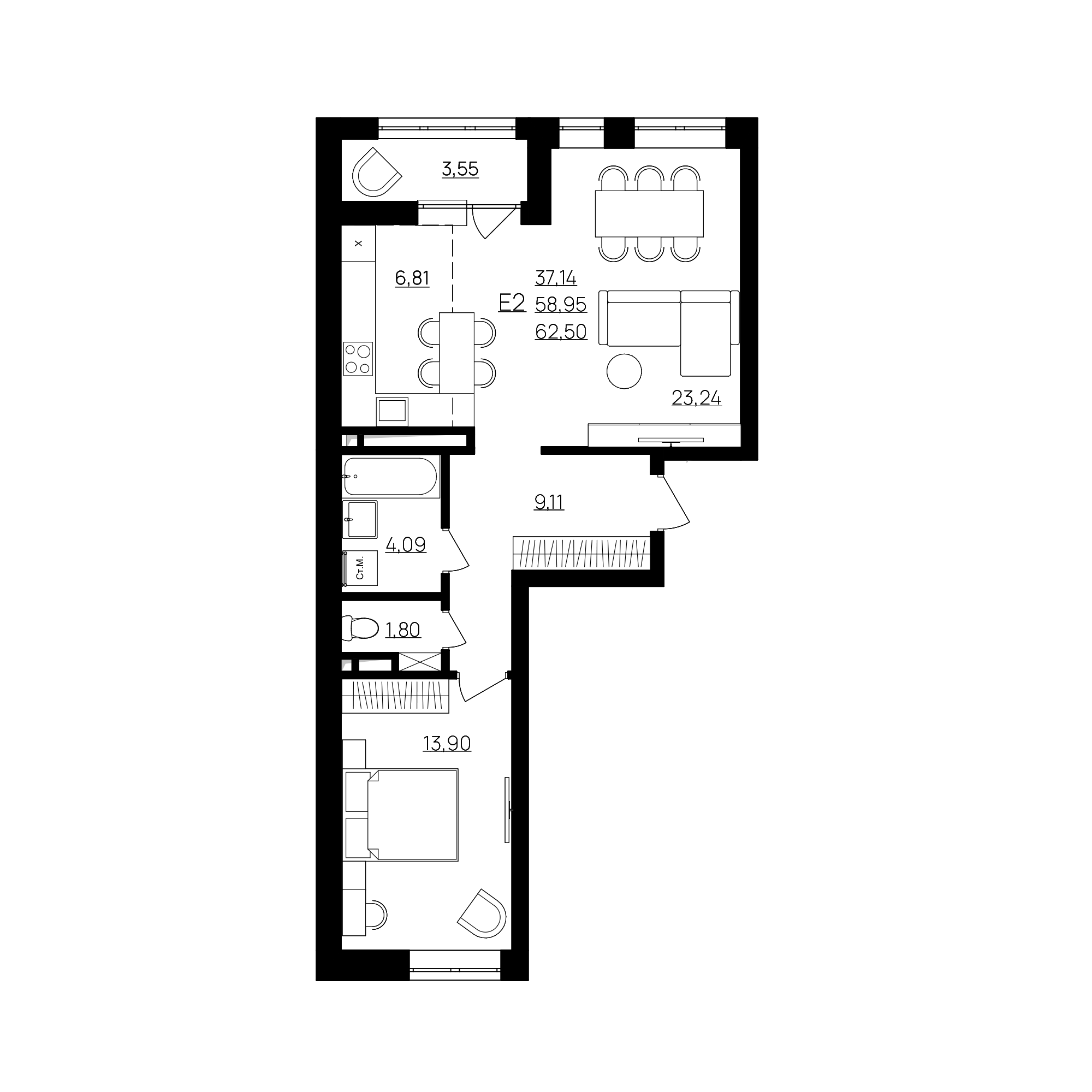 План квартиры