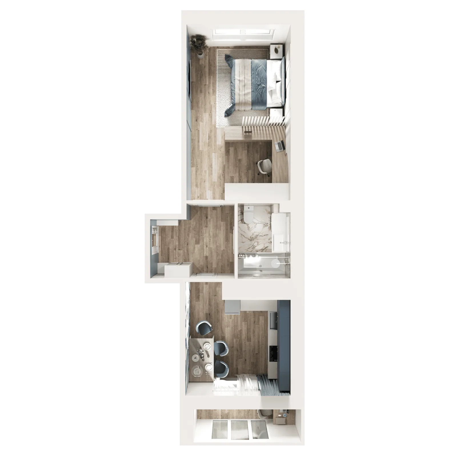 3D-ракурс планировки