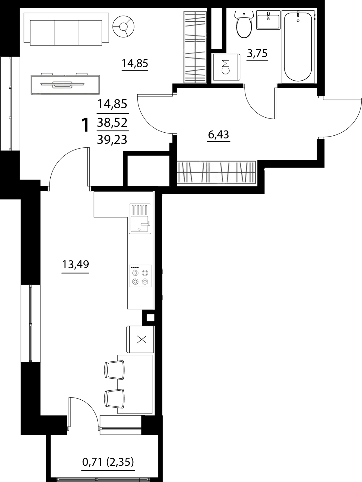 Планировка квартиры