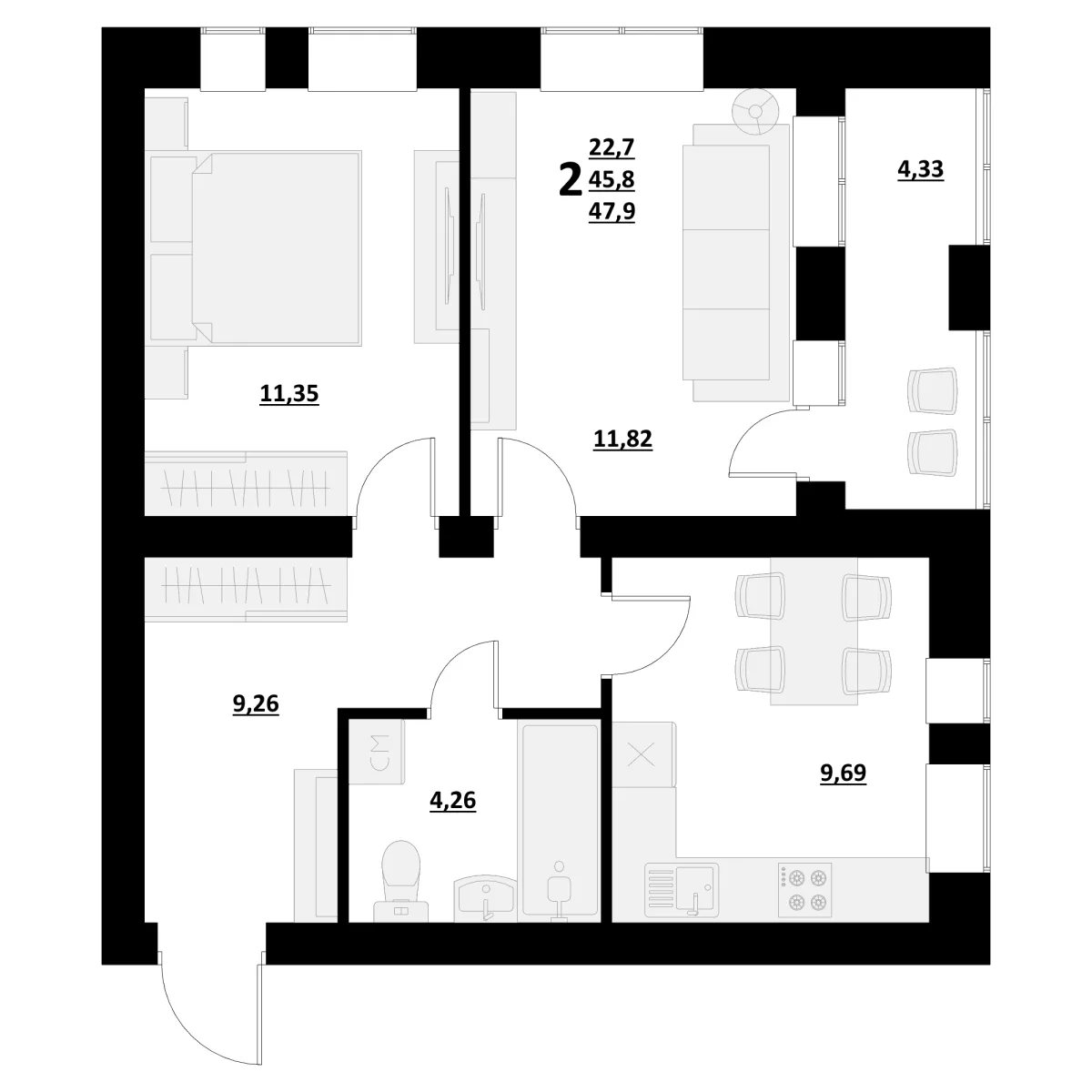 Планировка квартиры