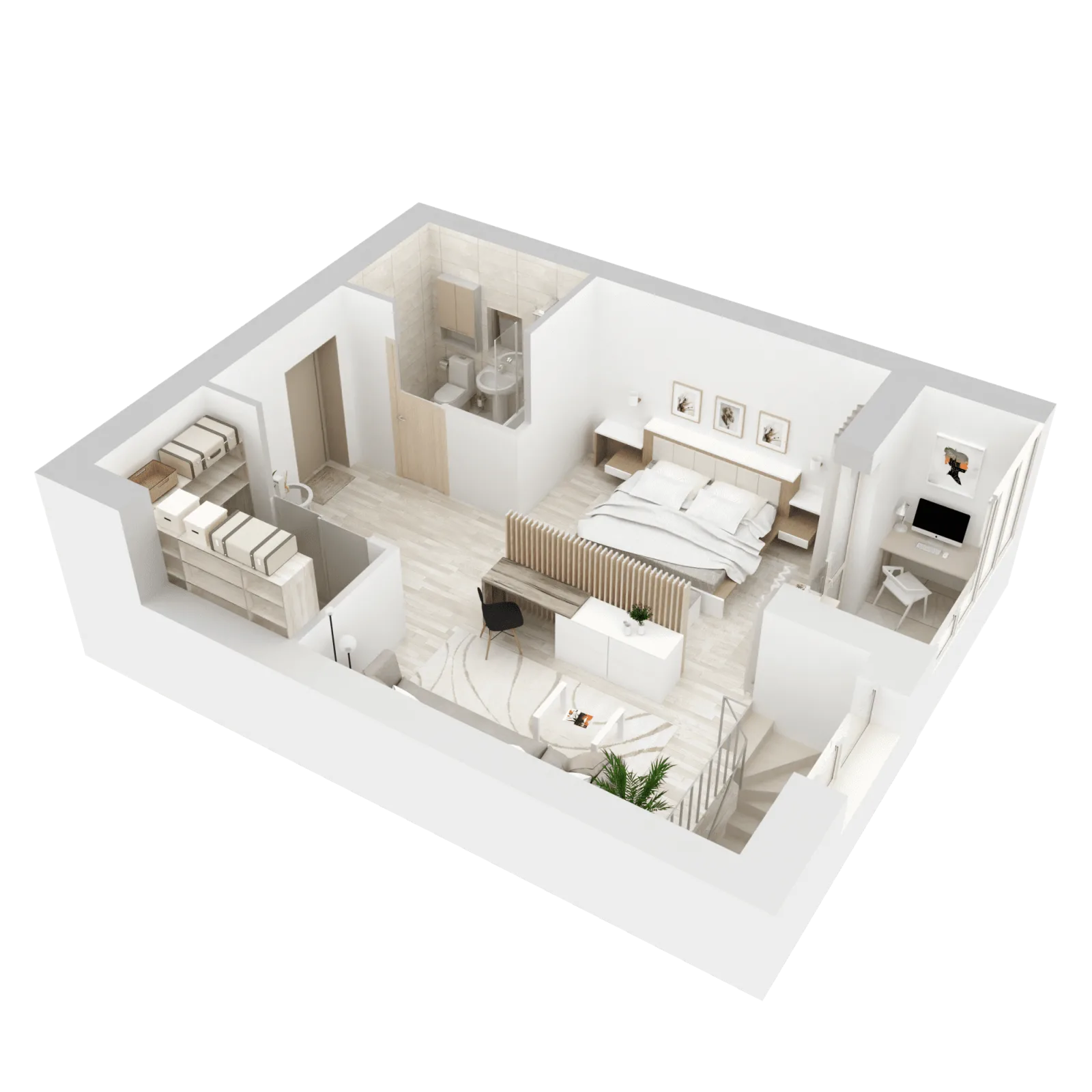 3D-ракурс планировки